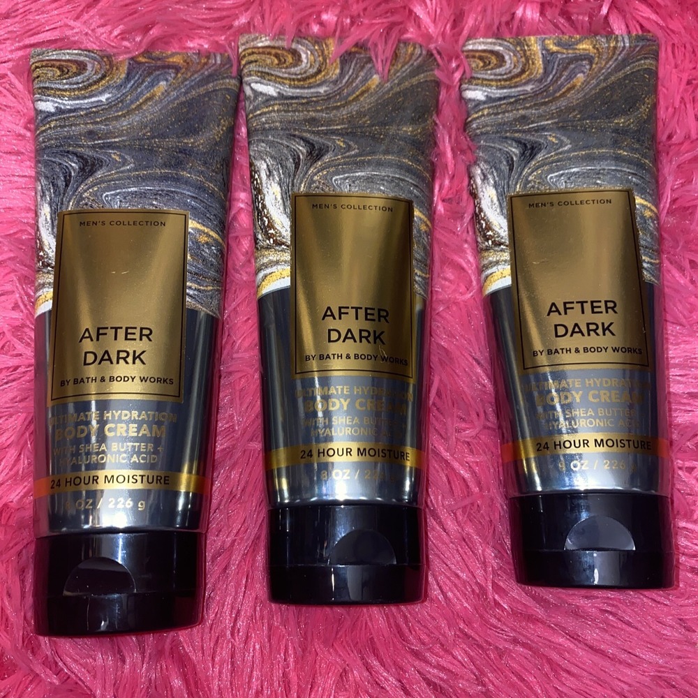 Bath & Body‎ Works AFTER DARK Body Cream Ultimate Hydration Shea Butter 3x